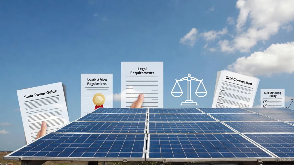 Solar PV Regulations and Legal Requirements in South Africa